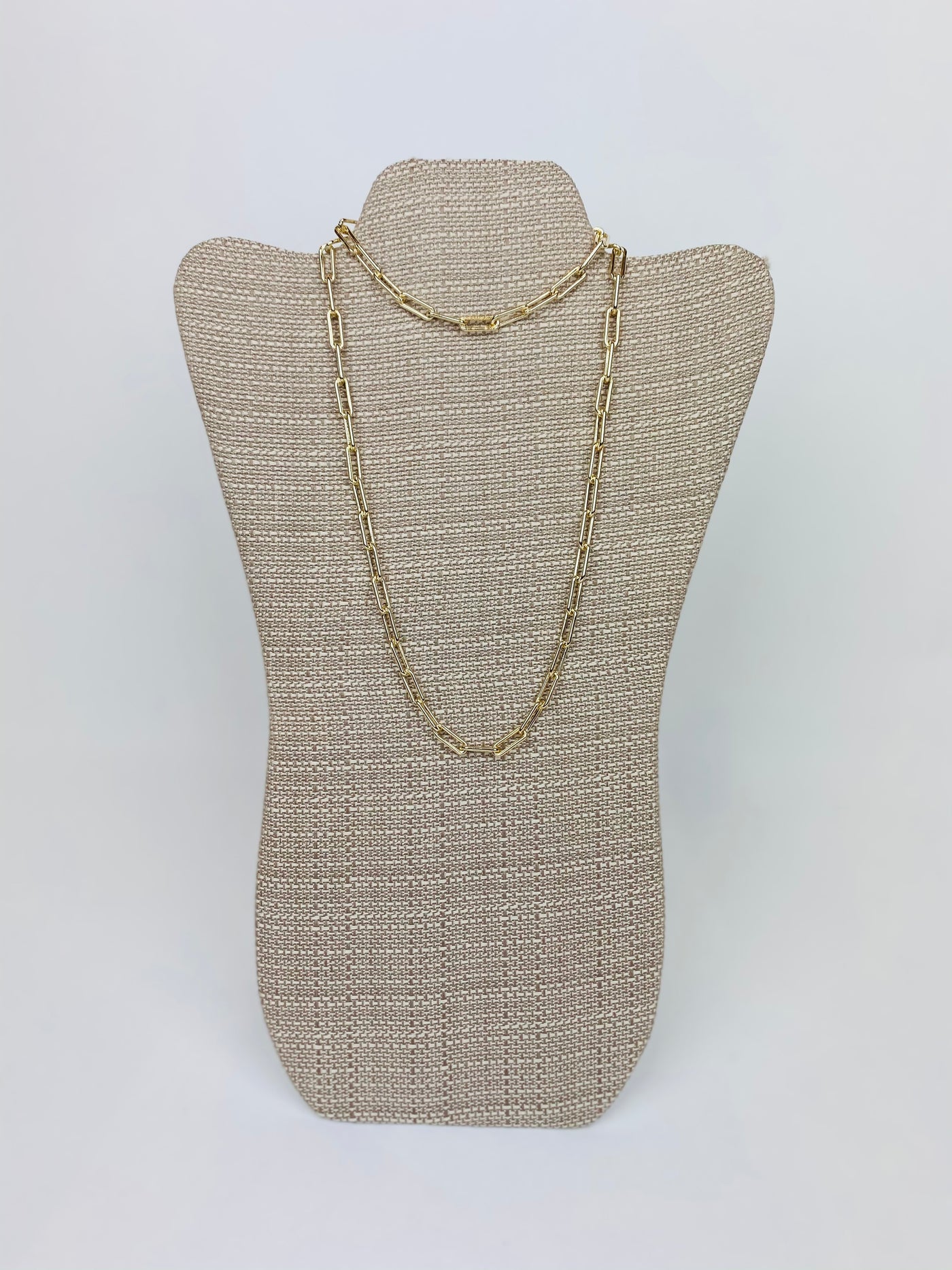 Stunning Fashionable Designer Replica Paper Clip Necklace- Sold out!