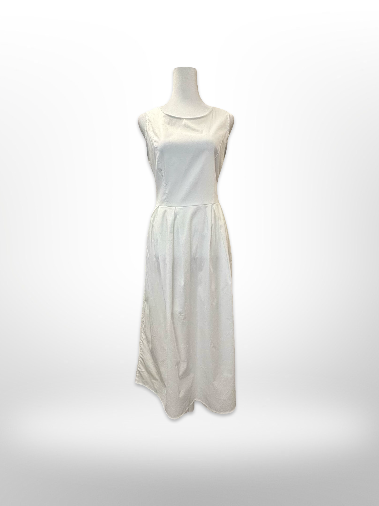 Chic Sleeveless Maxi Cotton Summer Dress | Resort Wear Dress