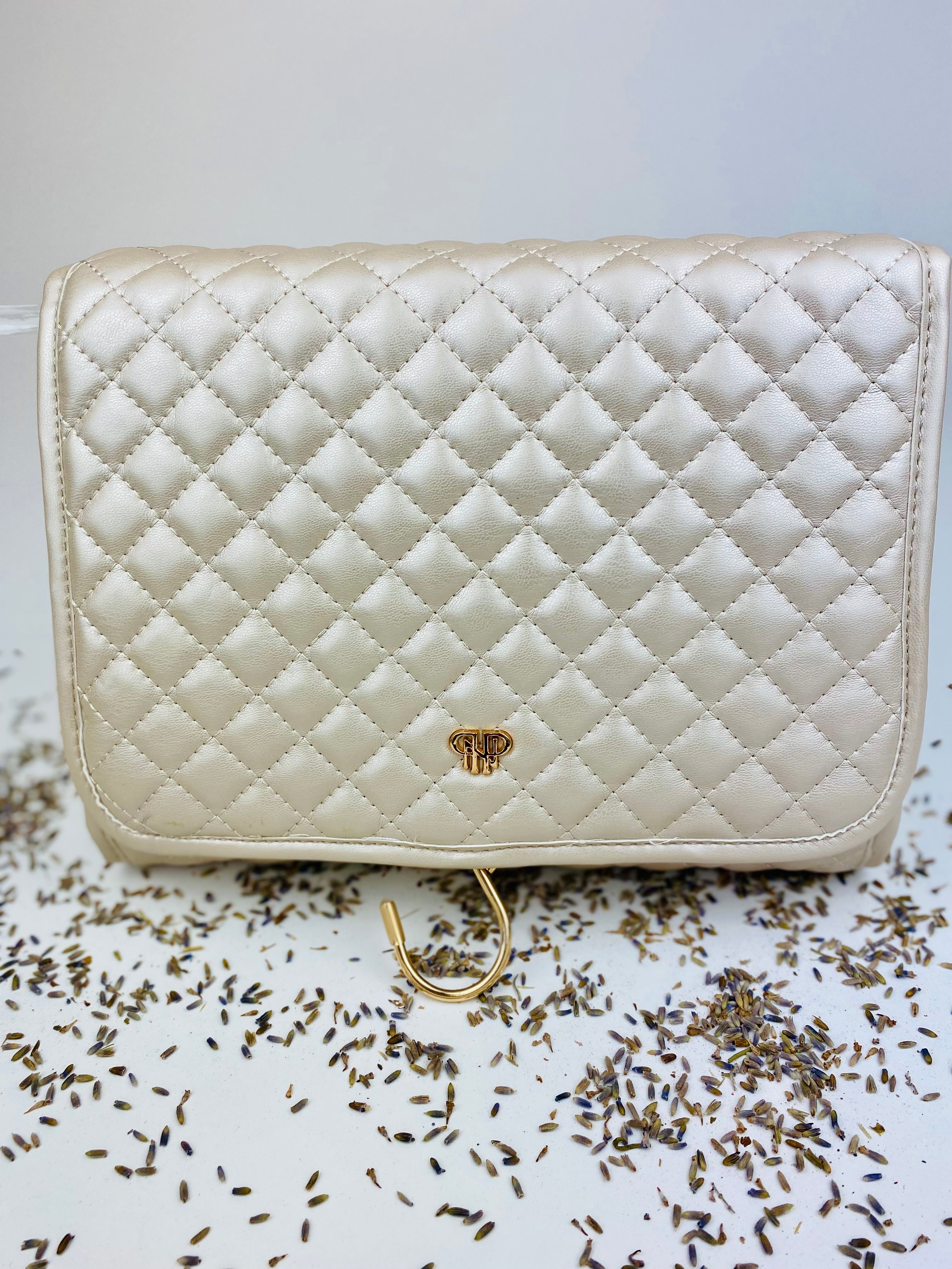 Resort Wear Accessories | Stylish Quilted Pearl Travel Pieces