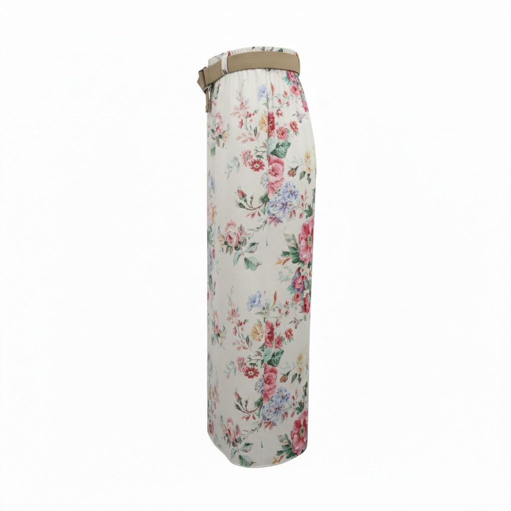 Floral Vest Skirt Set