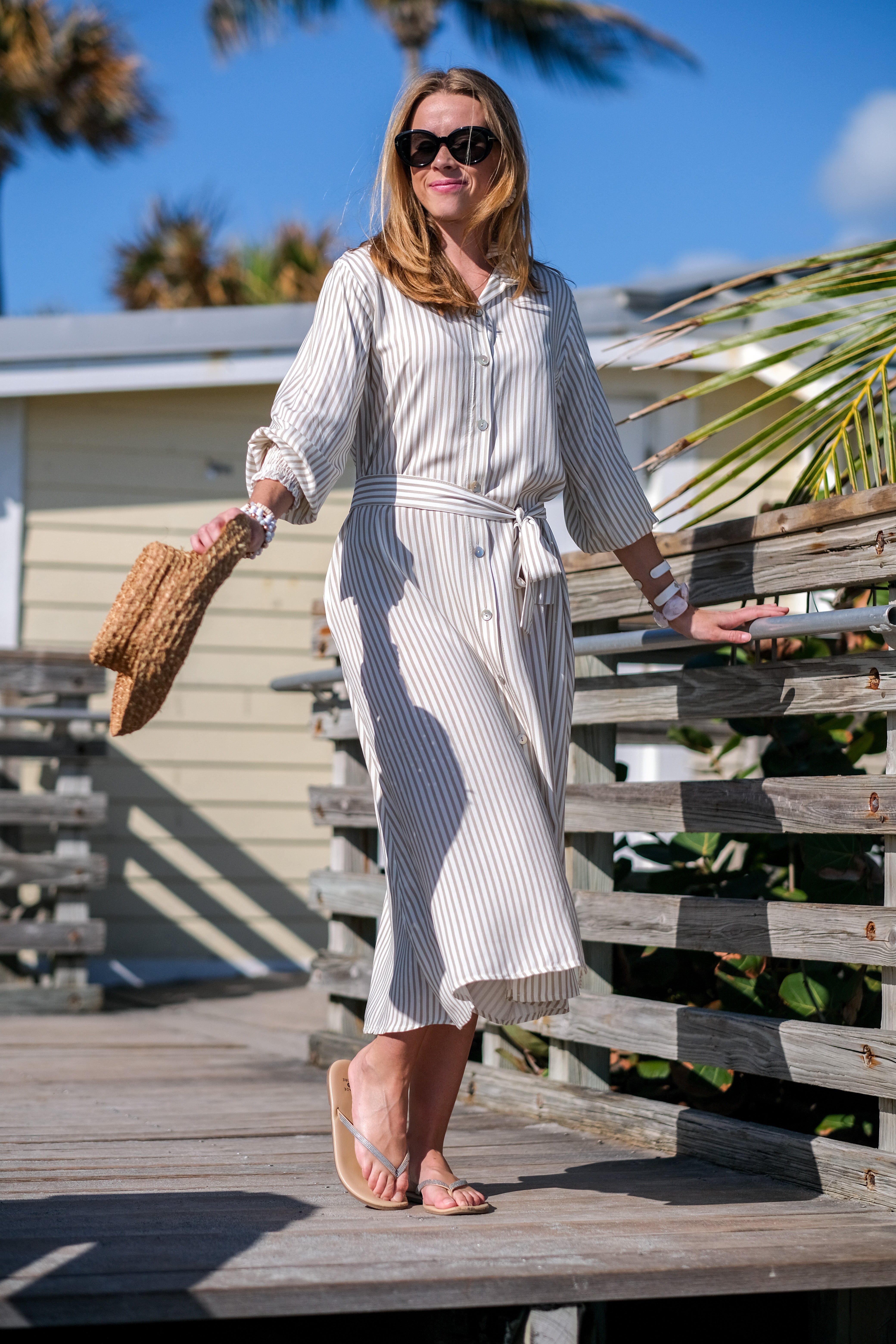 Patricia Long Striped Dress