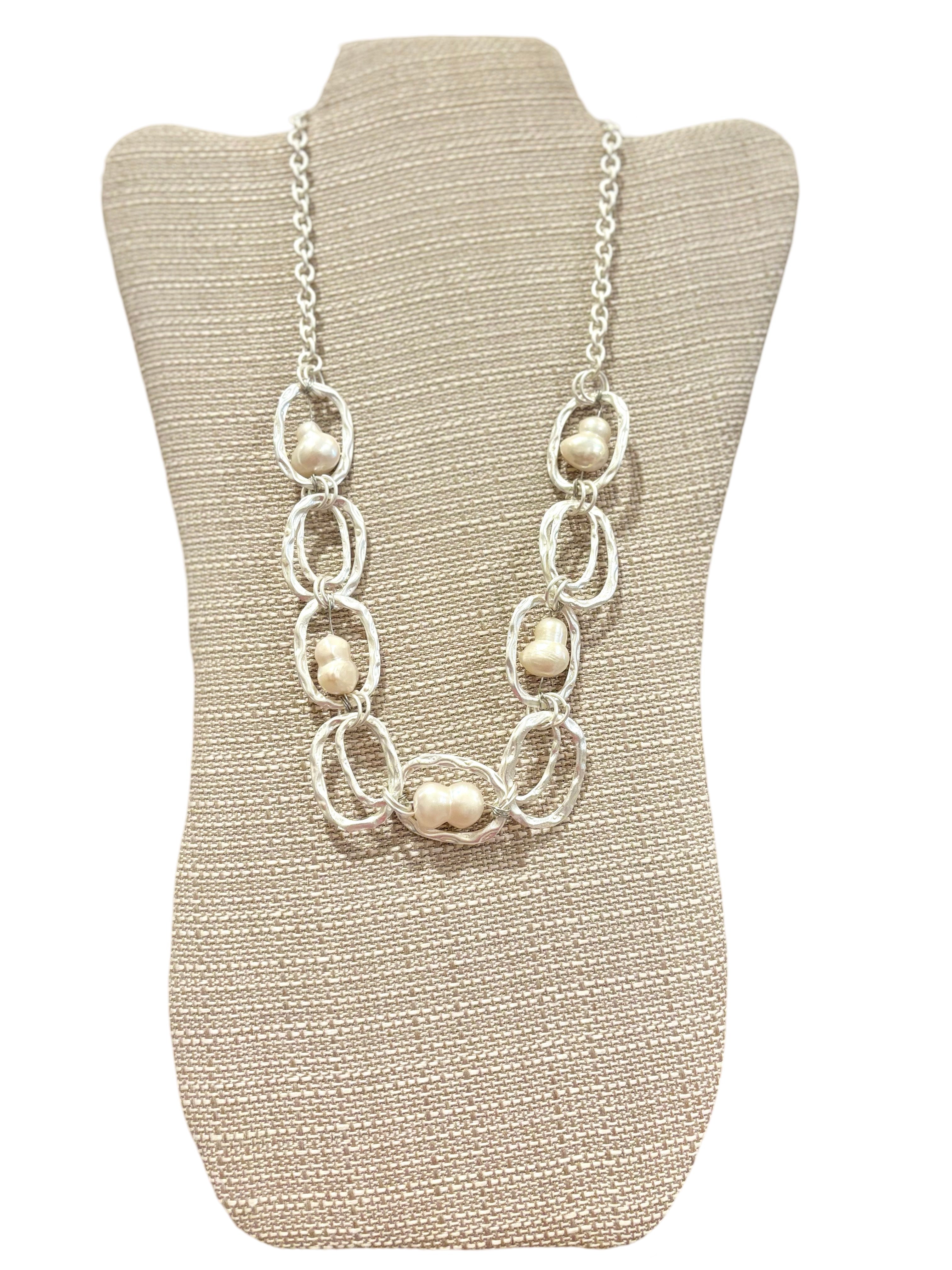 Resort Wear Jewelry - Unique Baroque Pearl Necklace