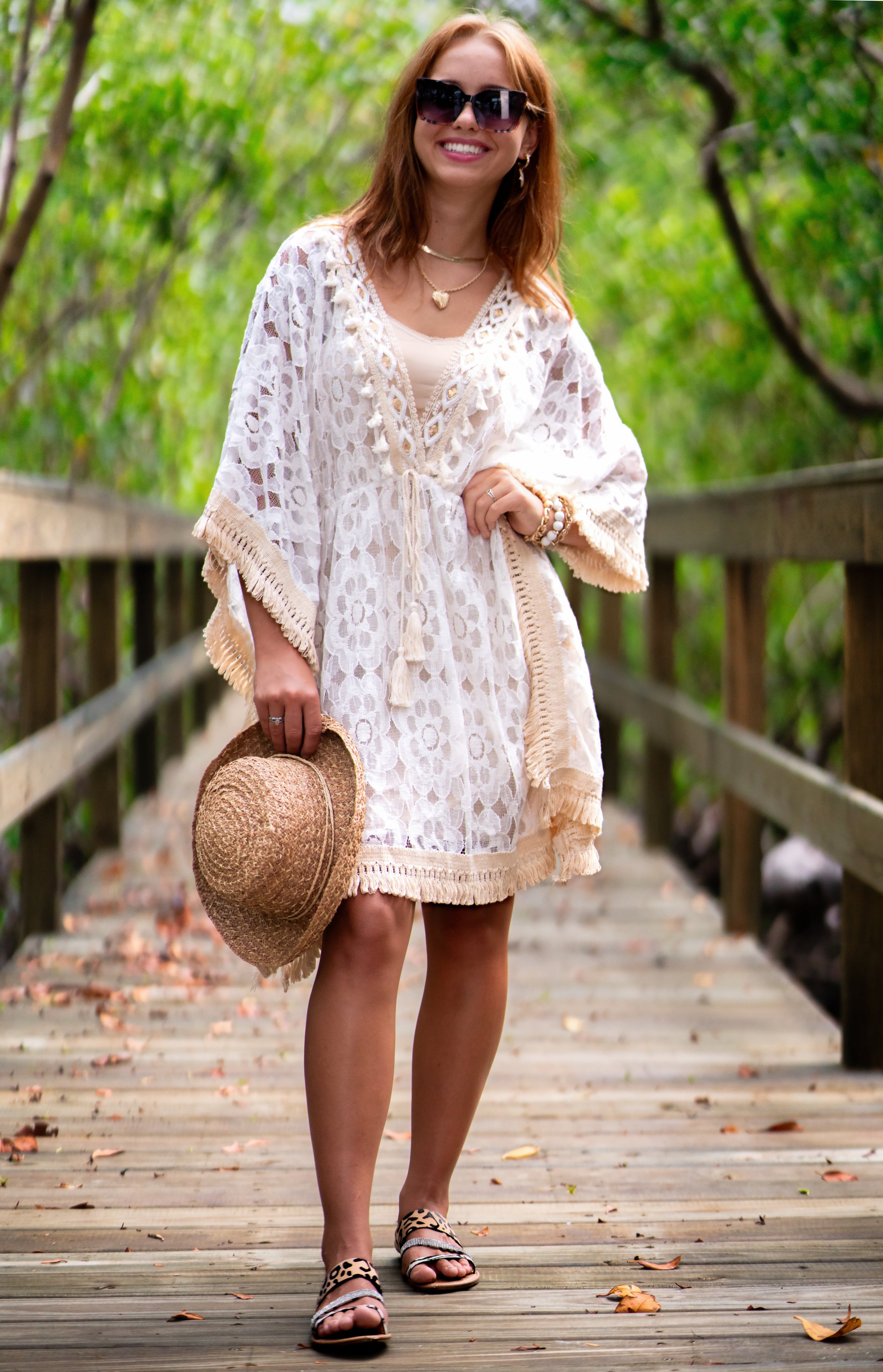 Resort Wear Dress - Adrianna Coverup for Beach Elegance