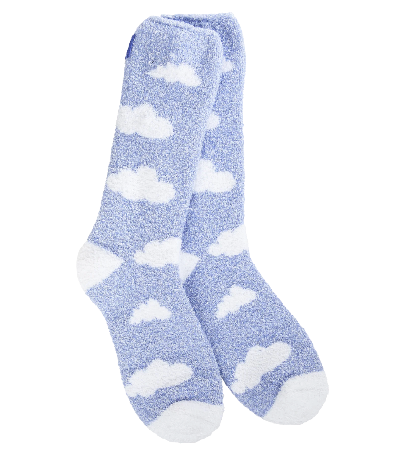 Resort Wear Sleepwear | Periwinkle and White Cloud Socks