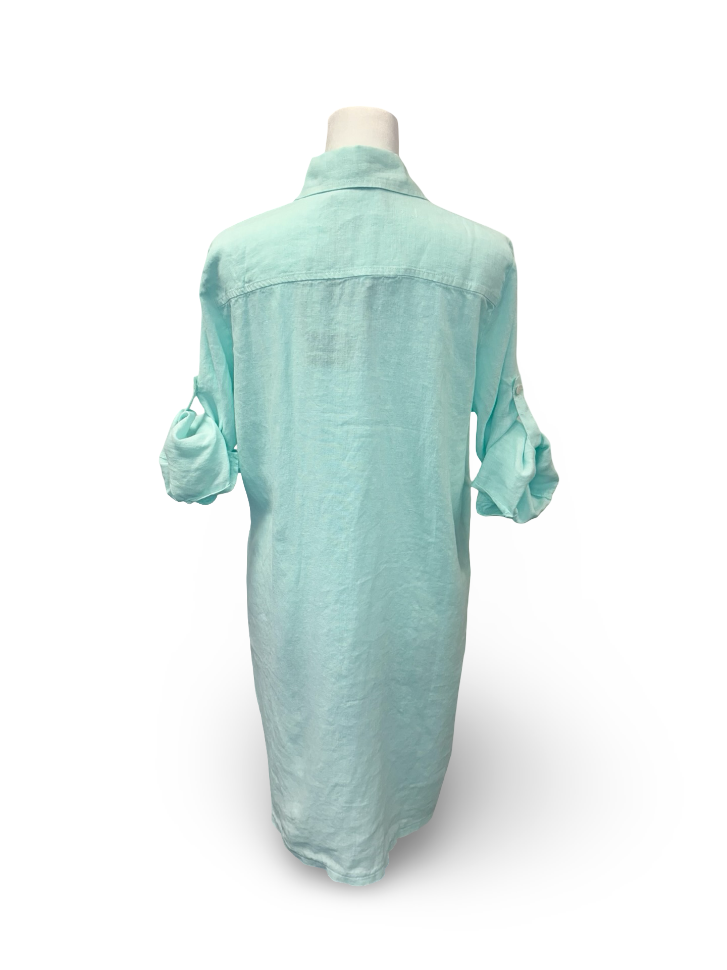 Ella - Greece Linen Shirt Dress | Resort Wear Dress
