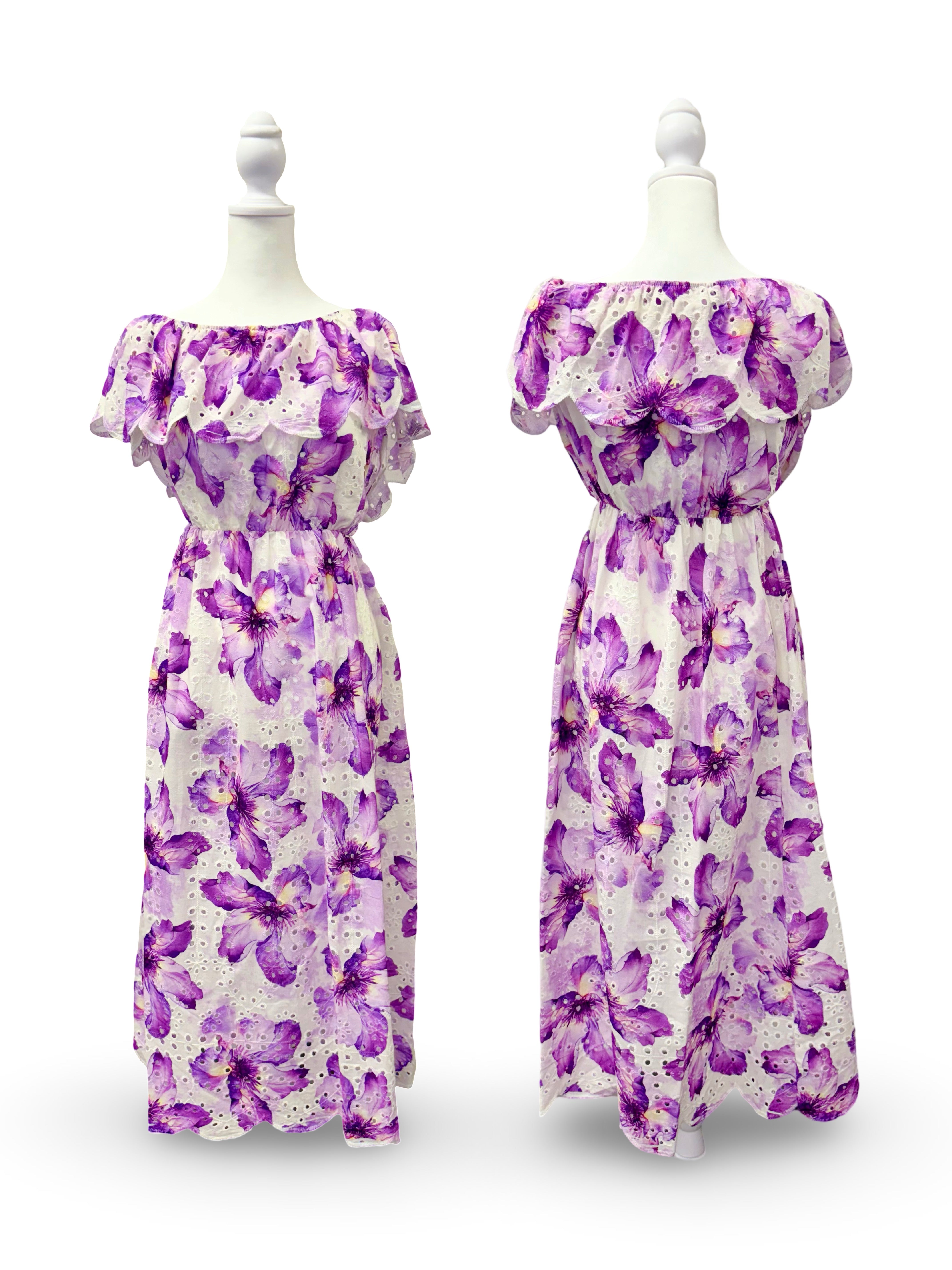 Resort Wear Dress | Lilia Maxi Dress for Any Occasion Lavender