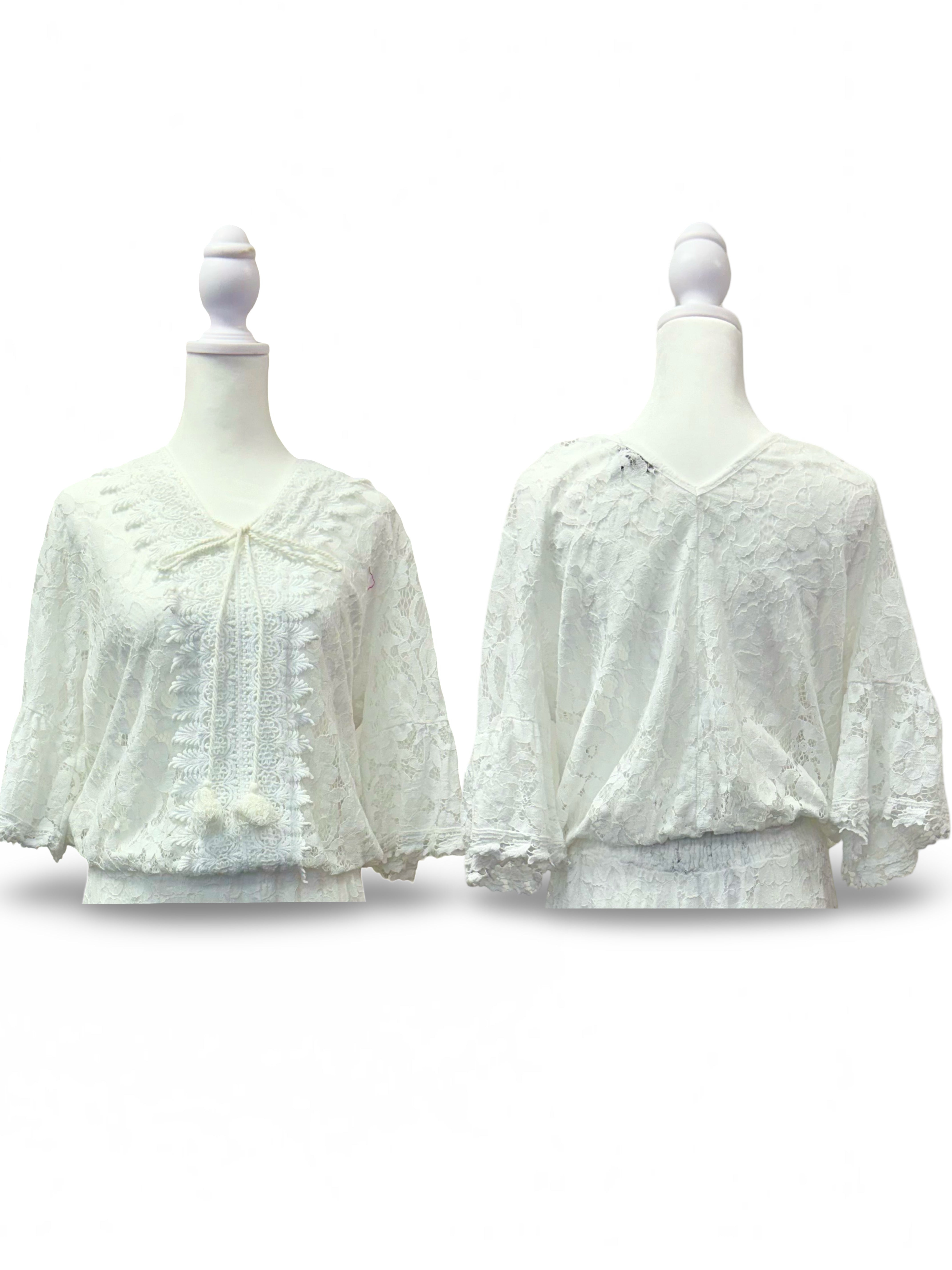 Resort Wear Top - Elegant Valeria Top for All Occasions White