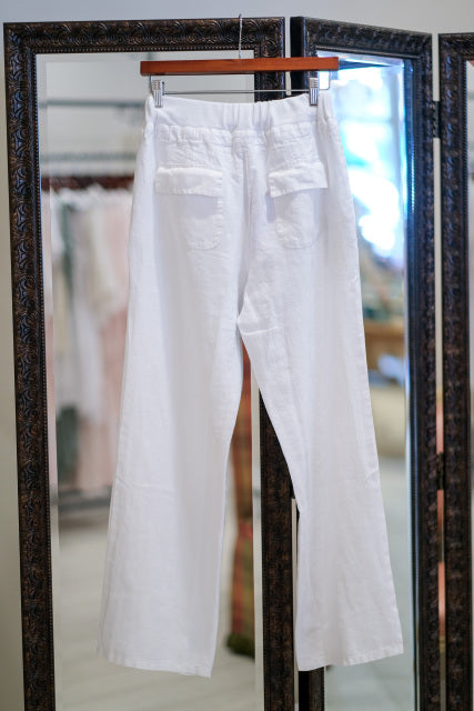 Resort Wear Bottoms - Thea Greece Linen Pants