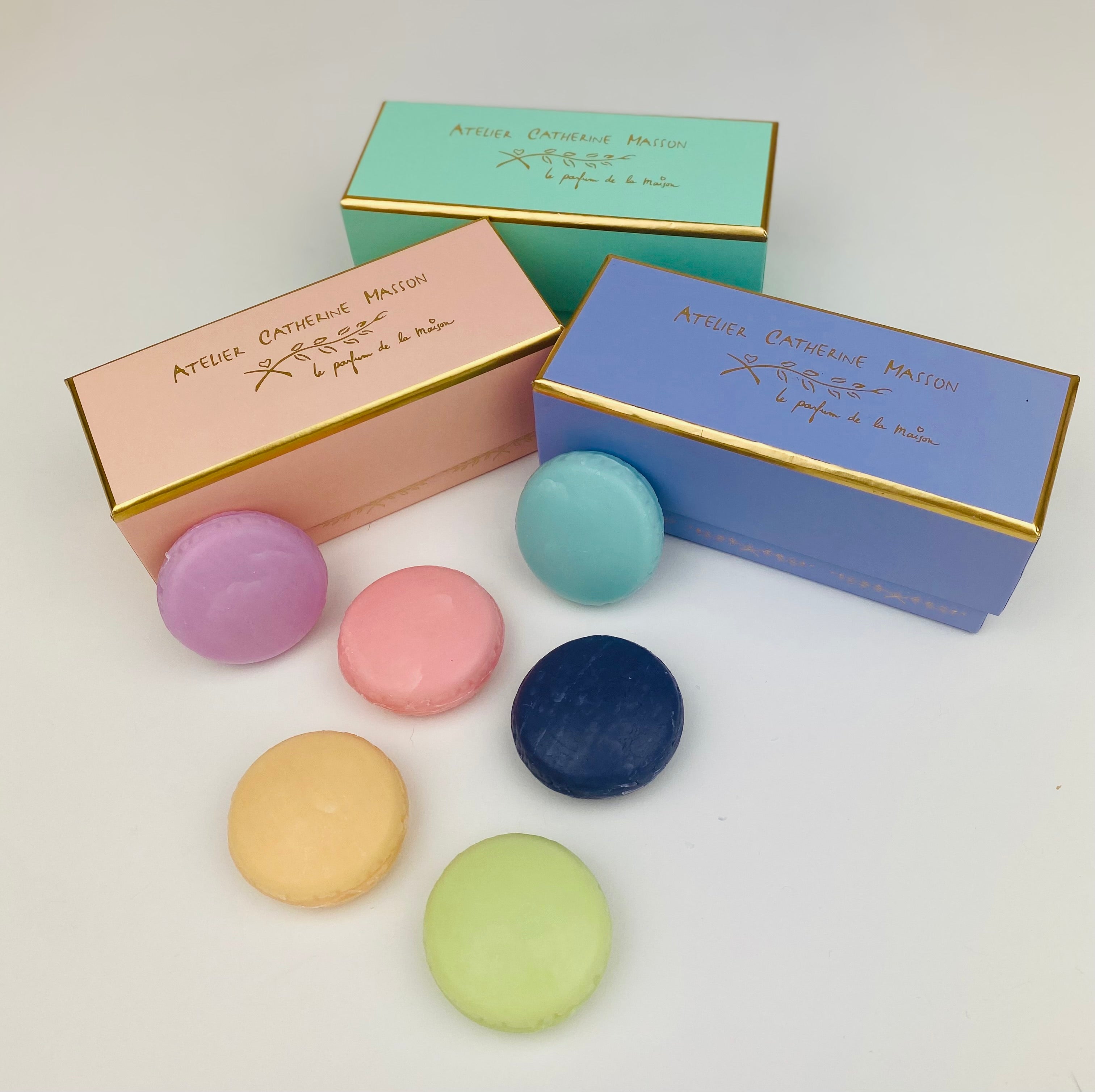 Resort Wear Accessories - Luxurious Macaron Soaps for Bath